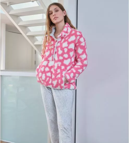 Ensemble de pyjama à manches longues Rose