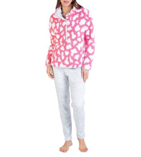 Ensemble de pyjama à manches longues Rose