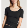 T-shirt à manches courtes Femme Natural Comfort Noir