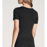 T-shirt à manches courtes Femme Natural Comfort Noir