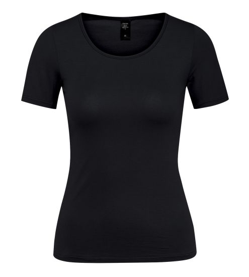 T-shirt à manches courtes Femme Natural Comfort Noir