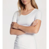 T-shirt à manches courtes Femme Natural Comfort Blanc
