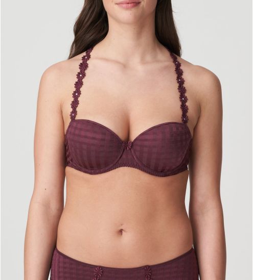 Soutien-gorge balconnet rembourré AVERO Vin