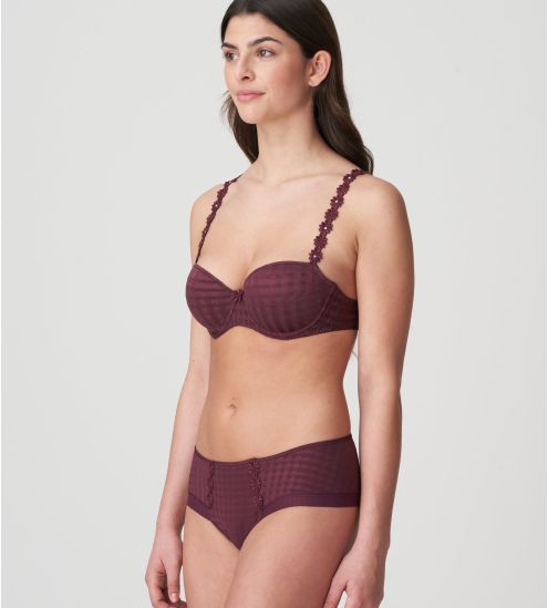 Soutien-gorge balconnet rembourré AVERO Vin