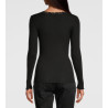 CHEMISE ML DENTELLE CALAIS NOIR NOIR