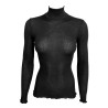 Sous pull Laine et Soie NOIR