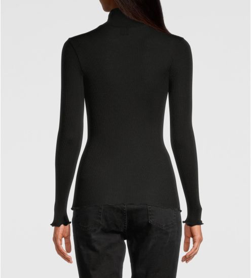 Sous pull Laine et Soie NOIR