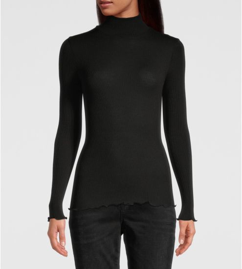Sous pull Laine et Soie NOIR
