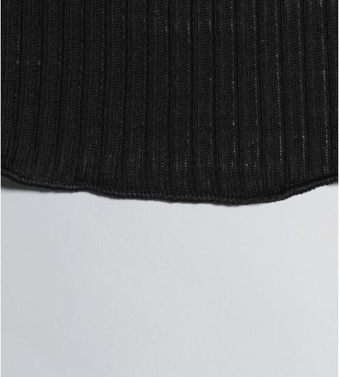 Sous pull Laine et Soie NOIR