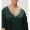 Top à manches longues Satin Secrets Vert Kolsaï