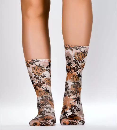 Chaussettes femme COFFE BEANS