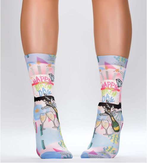 Chaussettes femme POPPING CHAMPAGNE