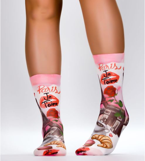 Chaussettes femme JE T AIME