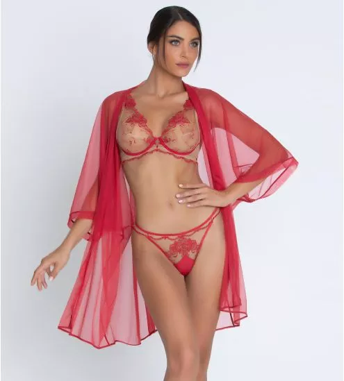 Déshabillé Kimono Eblouissant Eros Nude Solaire