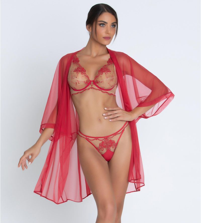 Déshabillé Kimono Eblouissant Eros Nude Solaire