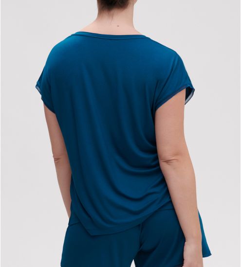 T-shirt à manches courtes Aurore Bleu Poseidon