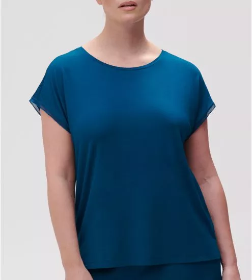 Kurzarm-T-Shirt Aurora Blue...