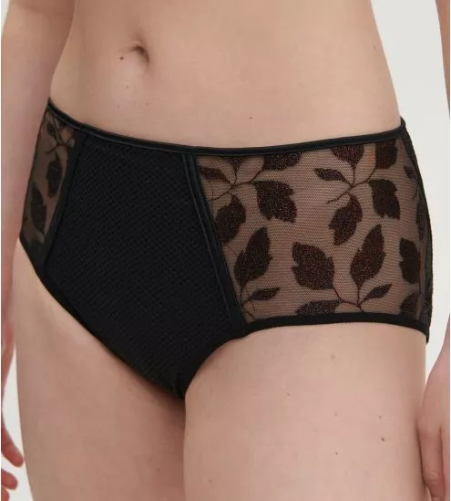 Culotte haute Dahlia Noir Cooper