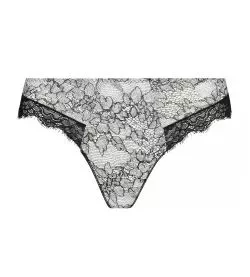 String Power Dentelle Fusain