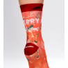 Chaussettes Femme Christmas Champagne Imprimé Multicolore