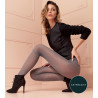 Collant chiné 60% Laine Mérinos Anthracite