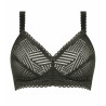 Soutien-gorge sans armatures (bonnets D, E) Treassage Graphic Eclat Aventure Vert