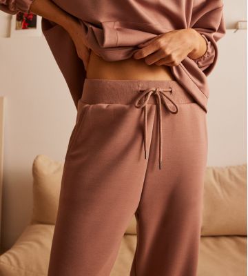 Pantalon de jogging URBAN taupe rose