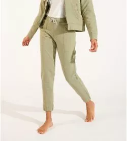 Pantalon jogging en coton Cozy Modelo Vert