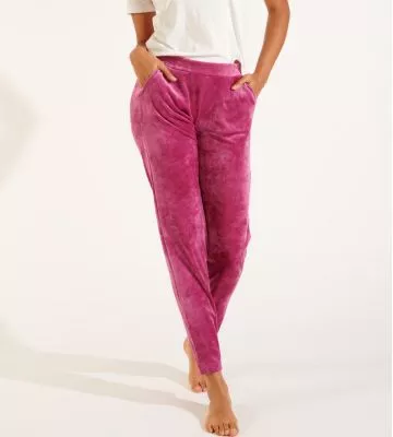 Pantalon en velours Keenan Sealake Framboise