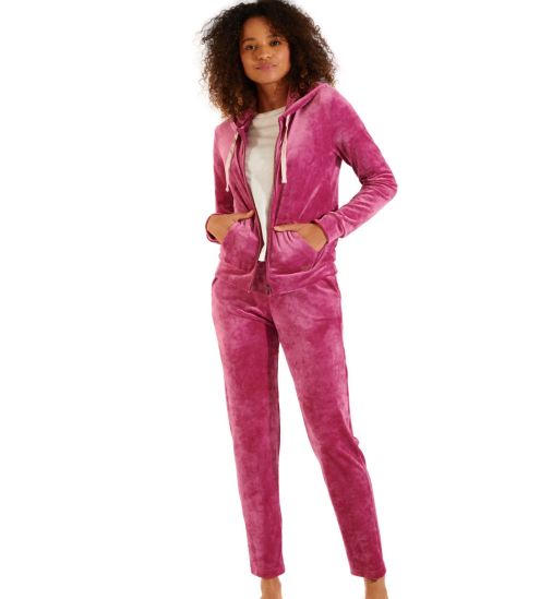 Pantalon en velours Keenan Sealake Framboise