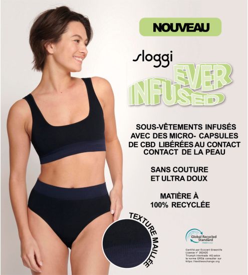 Crop top EVER INFUSED CBD Vert