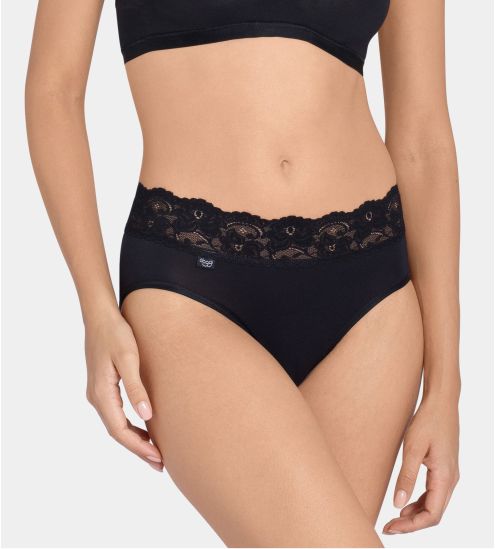 Slip midi Sloggi Romance NOIR