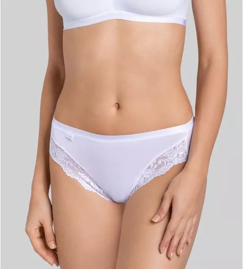 Slip échancré Sloggi Romance BLANC
