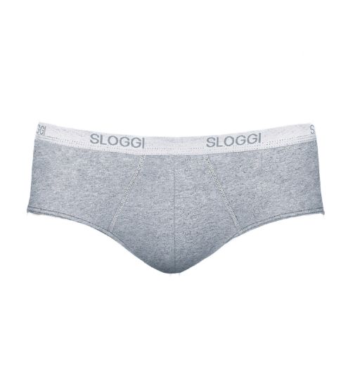Slip Sloggi pour homme : Midi Basic GRIS 34
