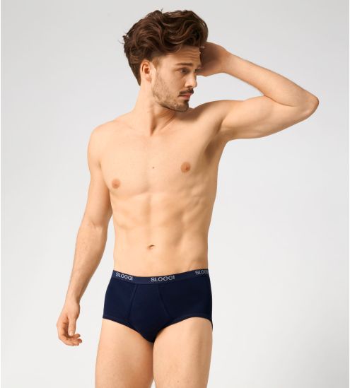 Slip Sloggi pour homme : Maxi Basic MARINE 80