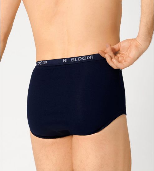 Slip Sloggi pour homme : Maxi Basic MARINE 80
