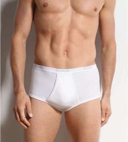 Slip Sloggi pour homme : Maxi Basic BLANC