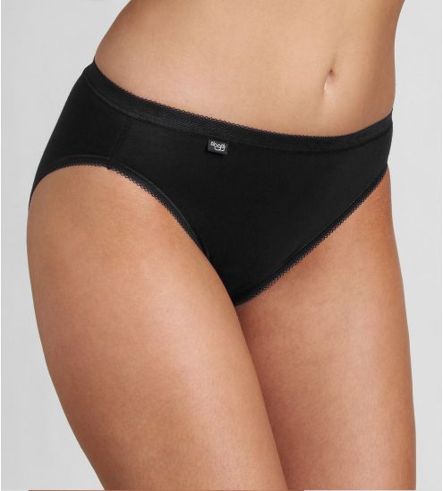 Lot de 4 Sloggi Basic+ Tai NOIR 04
