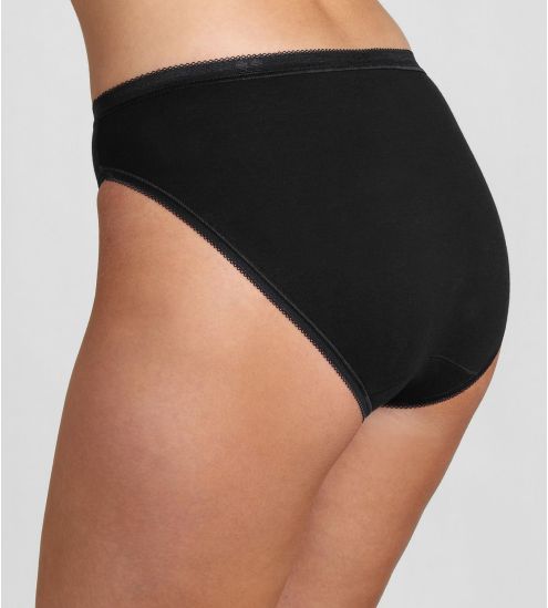 Lot de 4 Sloggi Basic+ Tai NOIR 04