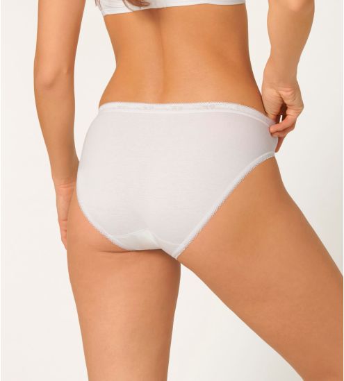 Lot de 4 Sloggi Basic+ Tai Blanc BLANC 03