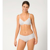 Lot de 4 Sloggi Basic+ Midi BLANC