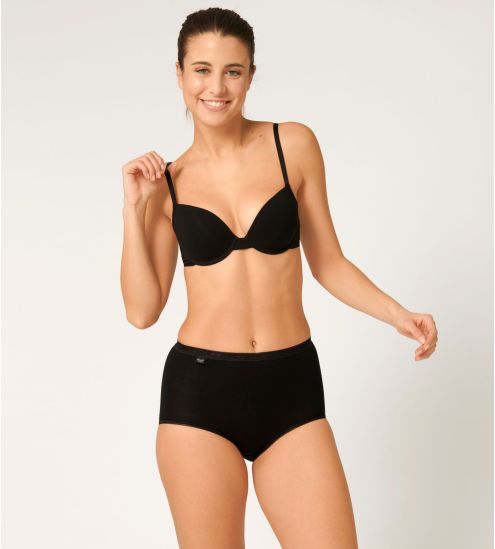 Lot de 4 Sloggi Basic+ Maxi NOIR