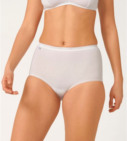 Lot de 4 Sloggi Basic+ Maxi BLANC 03