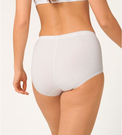 Lot de 4 Sloggi Basic+ Maxi BLANC 03