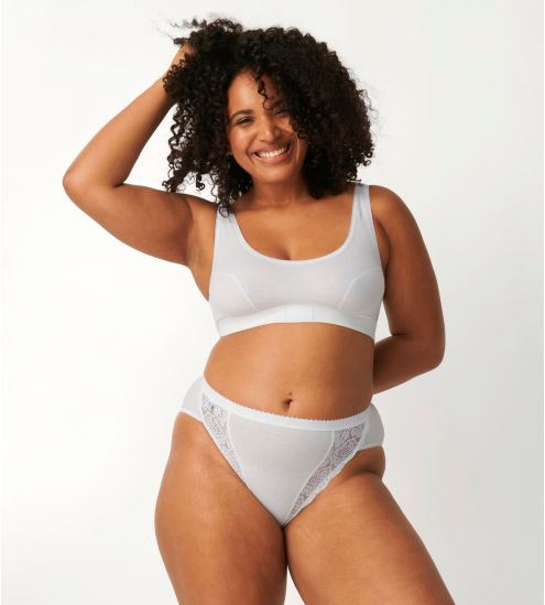 Sloggi femme : Tai Chiclot de 4 BLANC 03