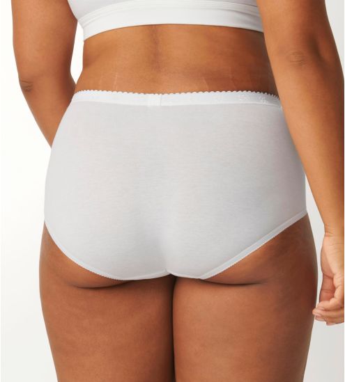 Sloggi Maxi Chic lot de 4 culottes BLANC 03