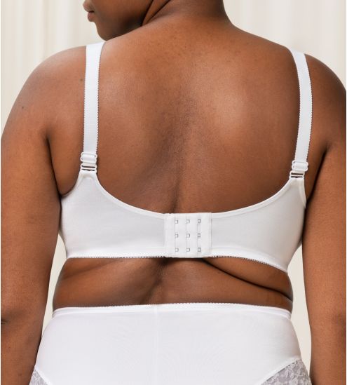 Soutien gorge sans armatures Doreen + Cotton BLANC