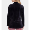 Pyjama Femme en velours Marine Pétrol