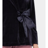 Pyjama Femme en velours Marine Pétrol