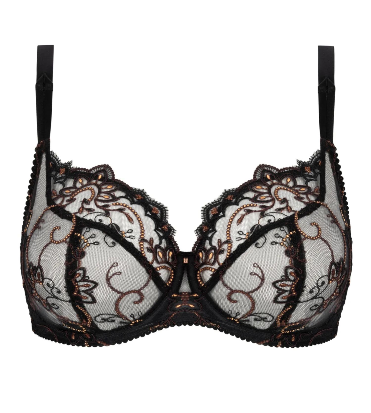 Soutien-Gorge Corbeille Lise Charmel 90D - Modèle Liberty Pois - Neuf Avec Étiquettes